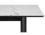 Кина ()хх alpine white / черный Керамический стол недорого
