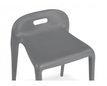 Беон серый Пластиковый стул