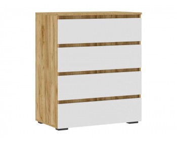 Комод Элла КМ 0 белый / дуб крафт золотой