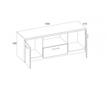Тумба под телевизор ТВ Альтеро New DSN