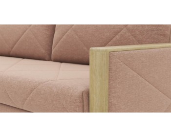 Диван угловой Мюнхен NEXT 22 декор дуб каньон 236 угловой Светло-розовый