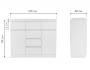 Мадера Комби  лдсп белый Комод купить