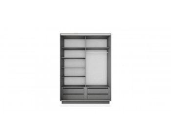 Шкаф-купе ГОСТ NEW Д ЛДСП/ЗЕРКАЛО