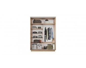 Шкаф-купе ГОСТ NEW Д ЛДСП/ЗЕРКАЛО
