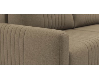 Диван прямой Хаммер NEXT XL c узкими подлокотниками 322 прямой Светло-коричневый