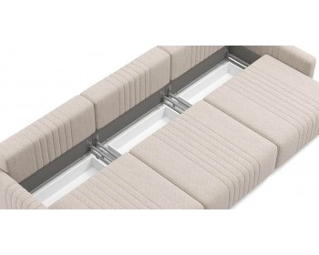 Диван прямой Хаммер NEXT XL c узкими подлокотниками 322 прямой Бежевый
