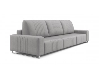 Диван прямой Хаммер NEXT XL c широкими подлокотниками 348 прямой Серебристый