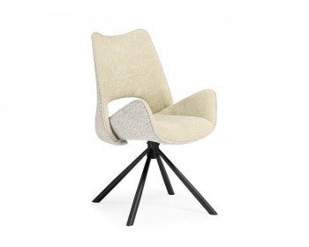 Стул Balaton крутящийся beige / black на металлокаркасе