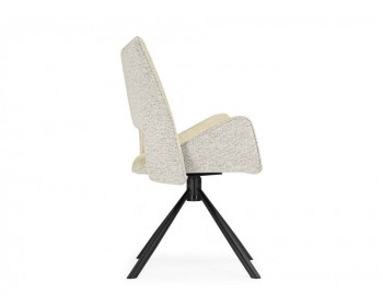 Стул Balaton крутящийся beige / black на металлокаркасе