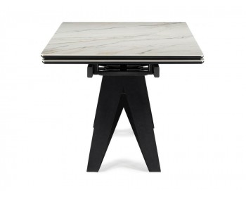 Обеденный стол Блэкберн ()х белый gilt white / черный Керамический