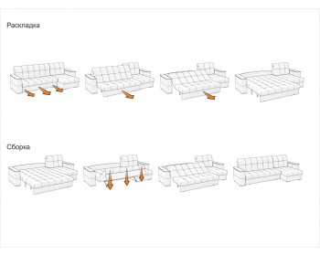 Диван Токио NEXT макси декор дуб каньон