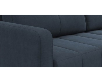 Диван прямой Сомерсет 2С с узкими подлокотниками 228 прямой Синий