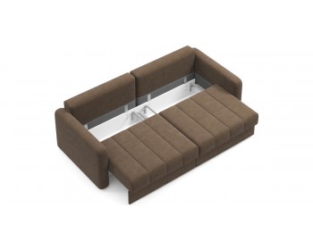 Диван прямой Сомерсет 2С с узкими подлокотниками 228 прямой Коричневый