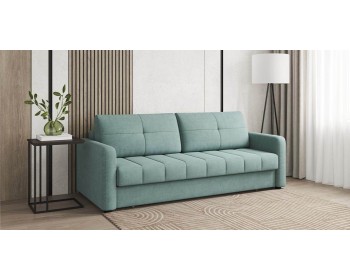 Диван прямой Сомерсет с узкими подлокотниками 228 прямой Шоколад