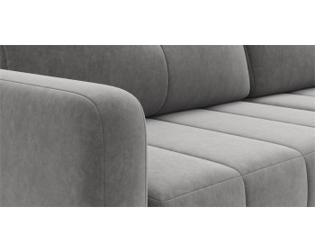 Диван прямой Сомерсет 2С макси с узким подлокотником 328 прямой Серый